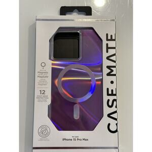 Case-Mate Iphone 15 Pro Max Pink Soap Bubble Case MagSafe Compatible Glam Sleek